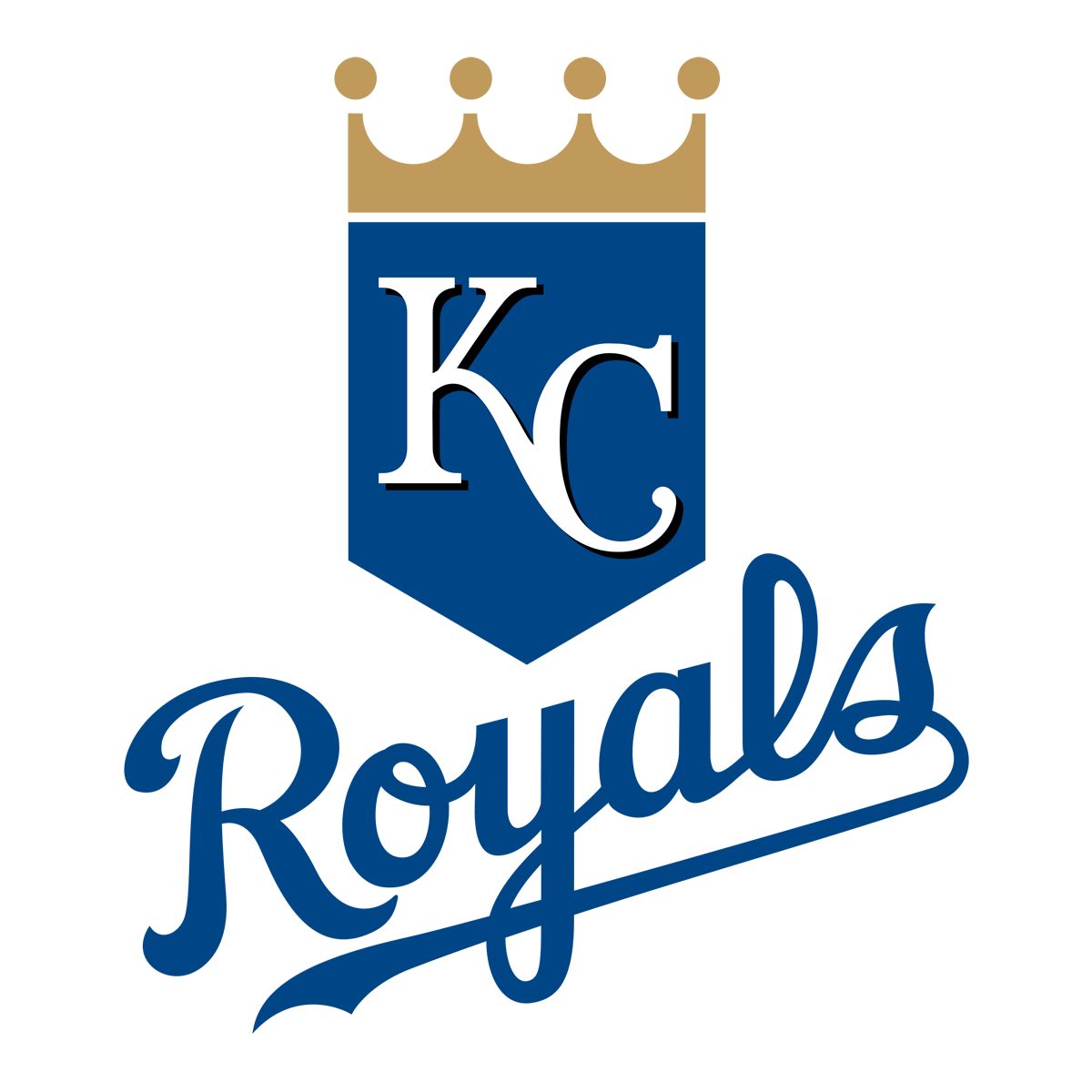 MLB 堪萨斯城皇家队徽标