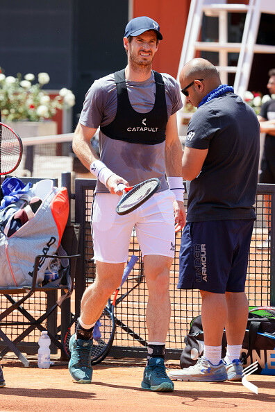 Tecnología de tenis - Andy en la cancha