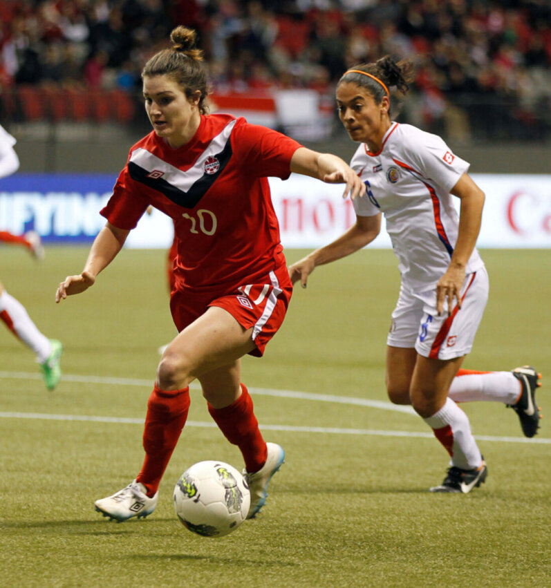 Christina Julien #10 de Canada Soccer