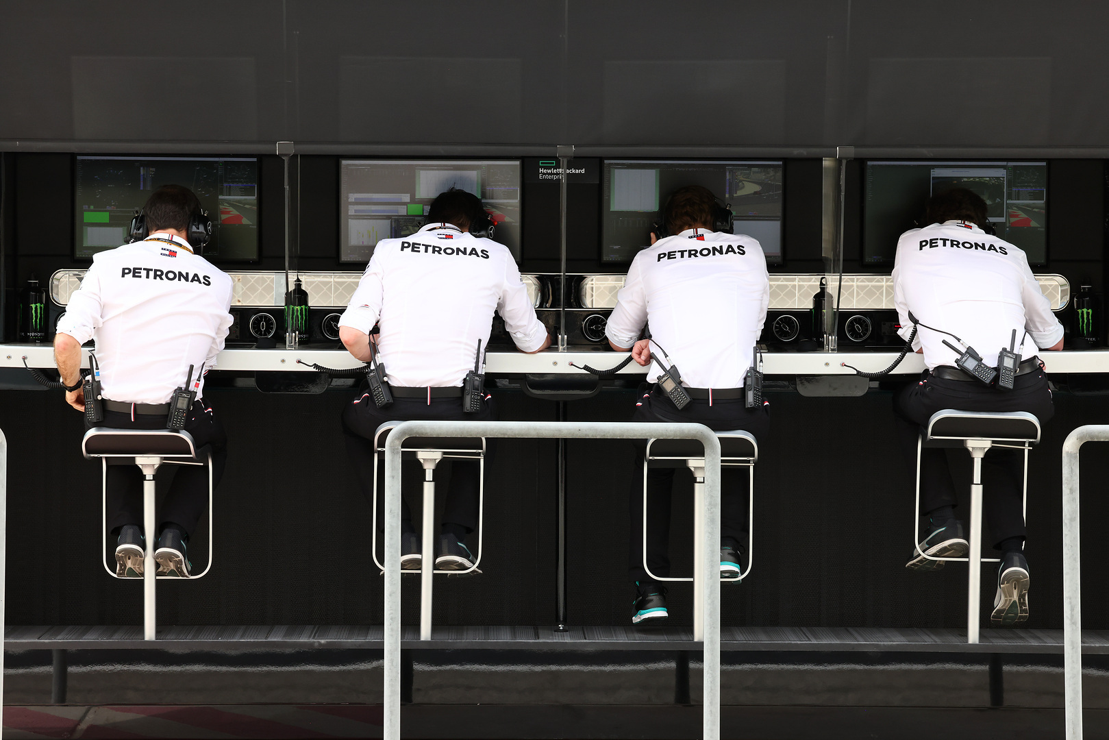 Formula 1 Pit Wall