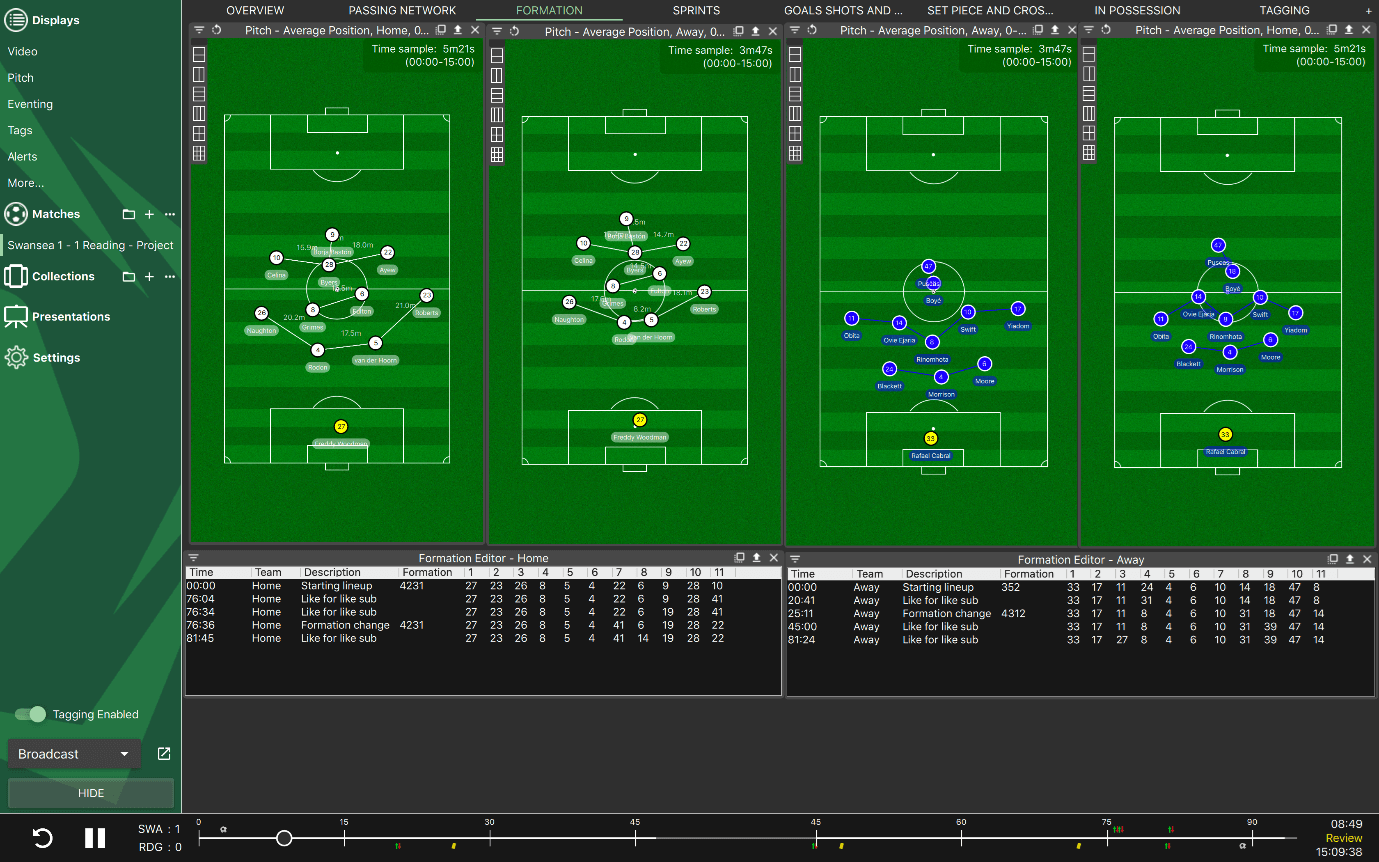 由 Catapult x SBG 打造的 MatchTracker