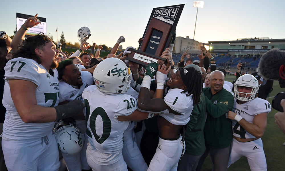 Sac State Football: 2021 and 2019 Big Sky Conference Champions