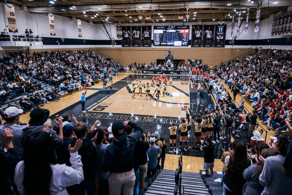 Volley-ball des chaudronniers de l'Université Purdue