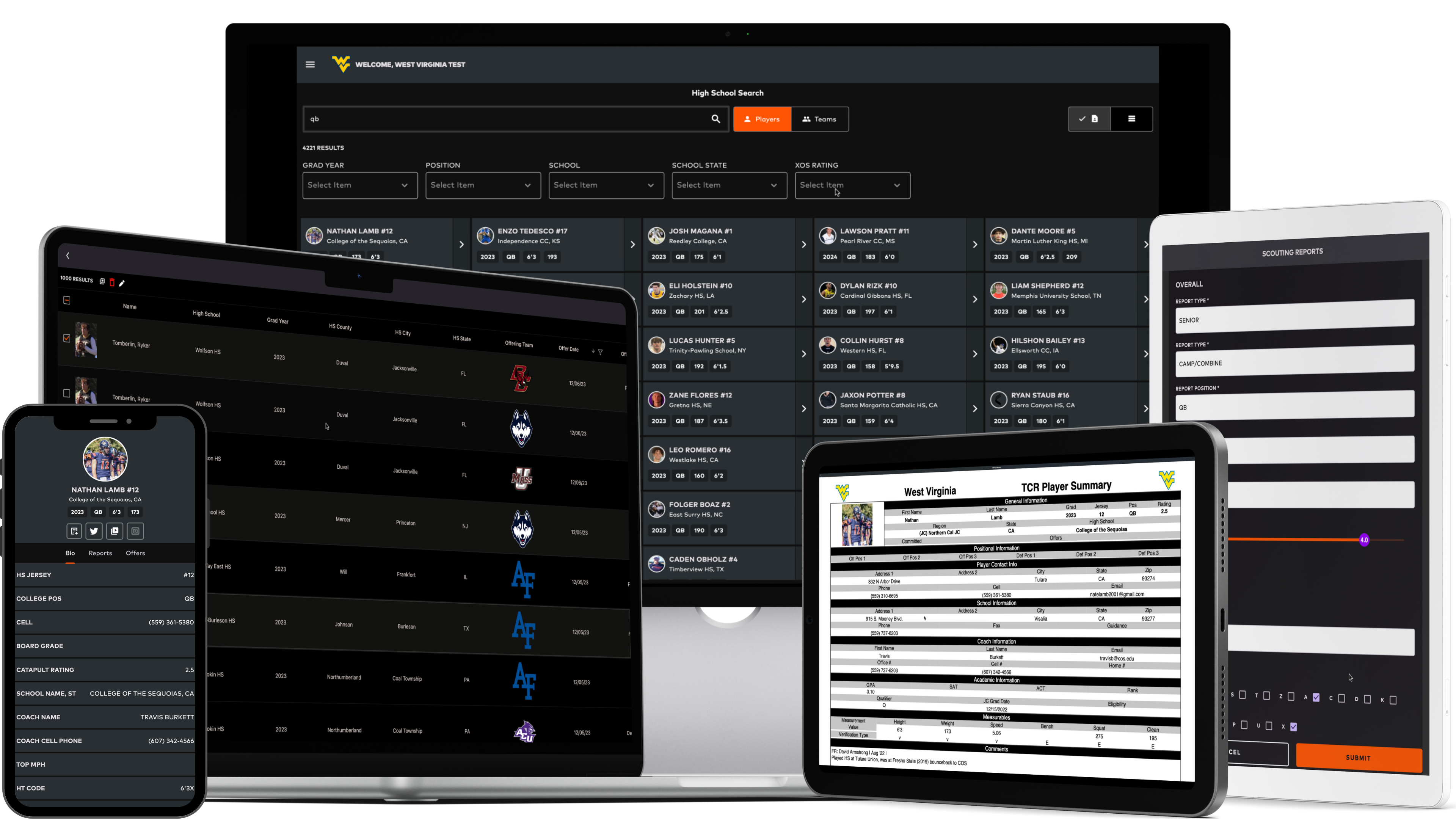 Compte catapulte | Logiciel de dépistage de football