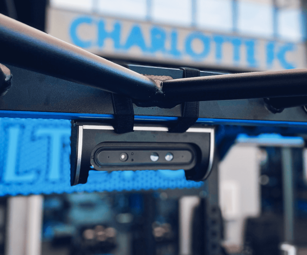 perch rastrelliera dei pesi al Charlotte Football Club